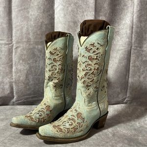 Circle G size 7 Corral Girl boots size 3